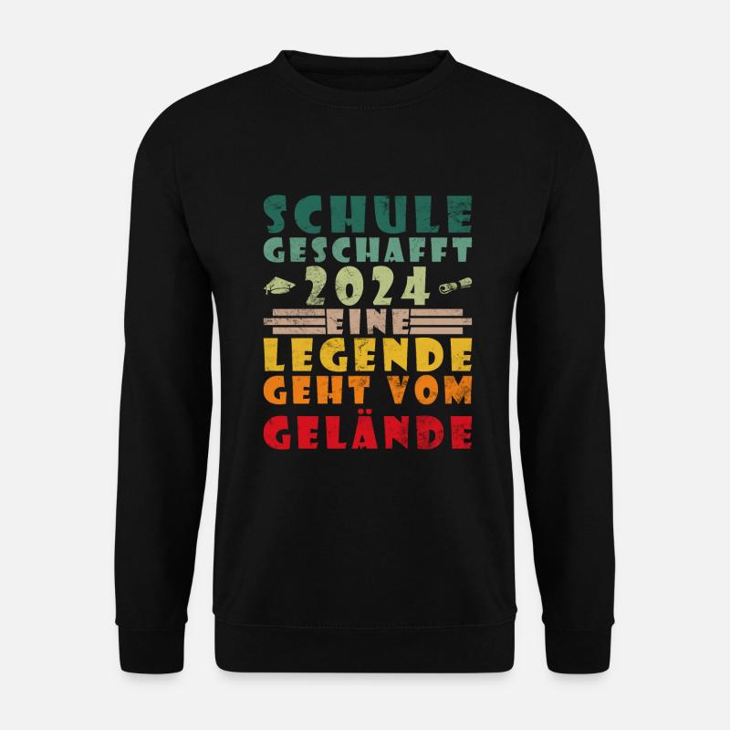 Abschlussklasse 2024 | Schulabschluss | Schüler - Unisex Pullover - Schwarz