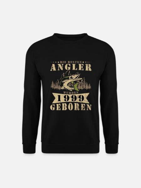 Besten Angler geboren 1999 - Unisex Pullover - Schwarz