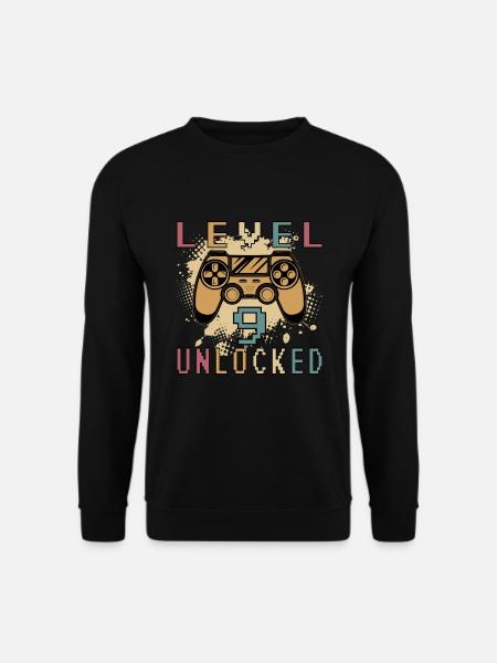 Cadeau de manette de jeu pour le 9e anniversaire - Sweat-shirt Unisexe - noir