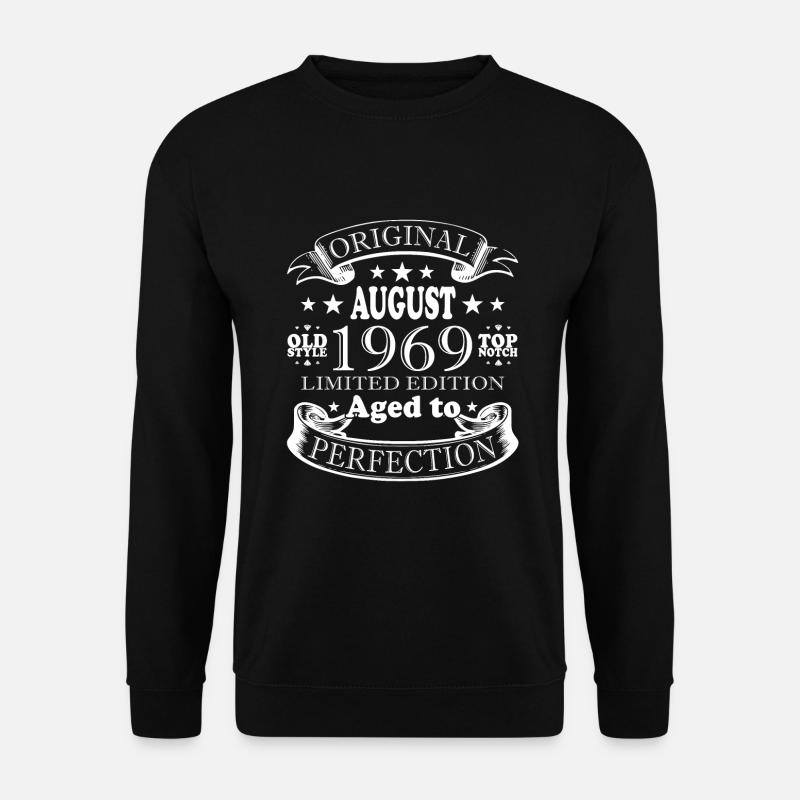 August 1969 - Jahrgang August 1969 Bj. August 1969 - Unisex Pullover - Schwarz