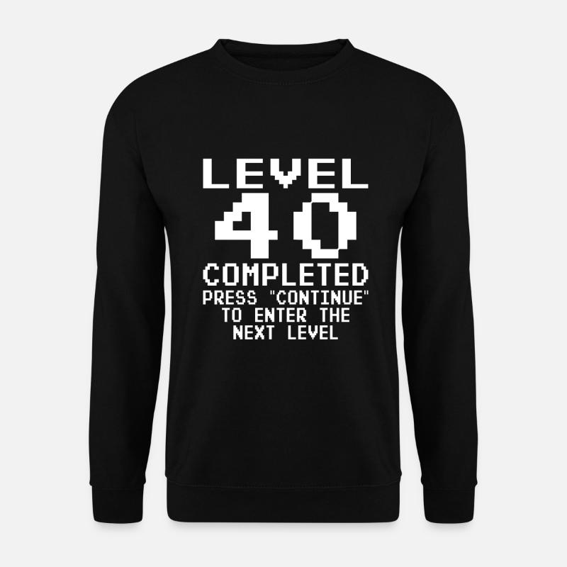 Level 40 Completed - Unisex Sweatshirt - black