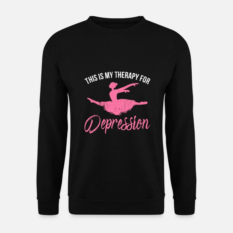 Tanz Therapie | Tänzerin Tänzer Tanzkurs Tanzen - Unisex Pullover - Schwarz