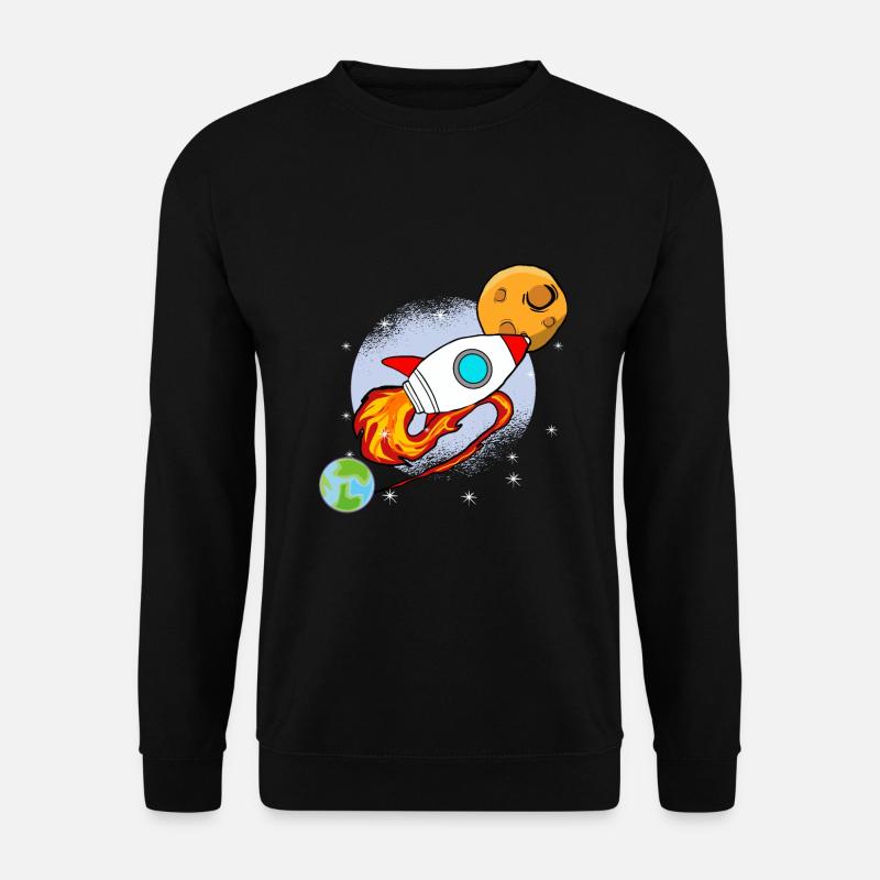 VOYAGE DANS L’ESPACE - Sweat-shirt Unisexe - noir
