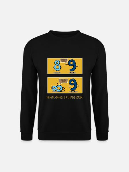 Unendlichkeit Symbol Mathematik Spruch Geschenk - Unisex Pullover - Schwarz