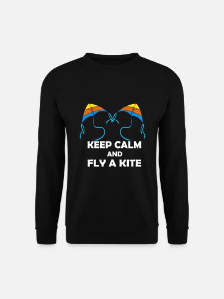 Drachenfliegen Drachen steigen Lenkdrachen - Unisex Pullover - Schwarz