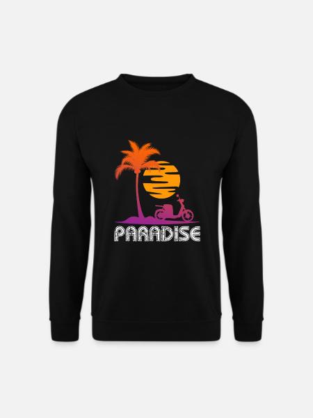 Scooter Scooter Mobylette - Sweat-shirt Unisexe - noir