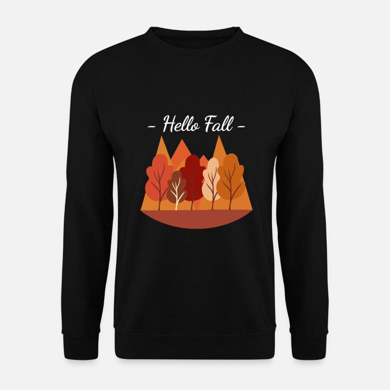 Farben der Herbstblätter Herbstanfang - Unisex Pullover - Schwarz