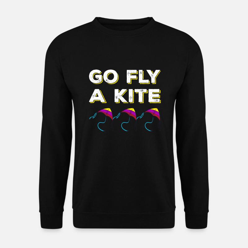 Kite flying - Unisex Sweatshirt - black