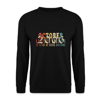2006 October 2006 Jubilee October 2006 - Unisex Sweatshirt - black - Front - Alina (178cm) & Michal (187cm)