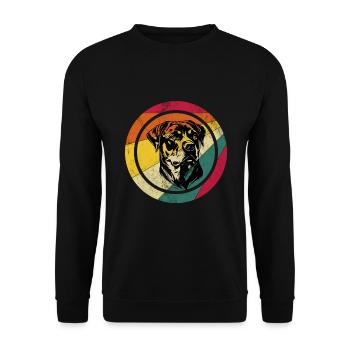 ROTTWEILER - Sweat-shirt Unisexe - noir - Devant - Alina (178cm) & Michal (187cm)