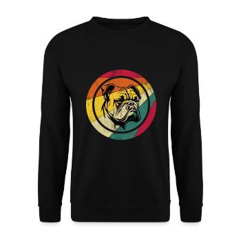 Bouledogue français - Sweat-shirt Unisexe - noir - Devant - Alina (178cm) & Michal (187cm)