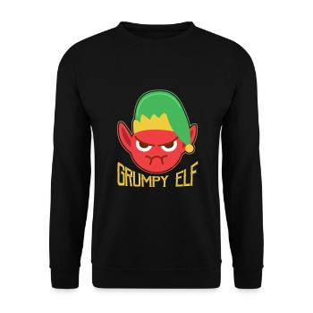 Elfe en colère - Sweat-shirt Unisexe - noir - Devant - Alina (178cm) & Michal (187cm)