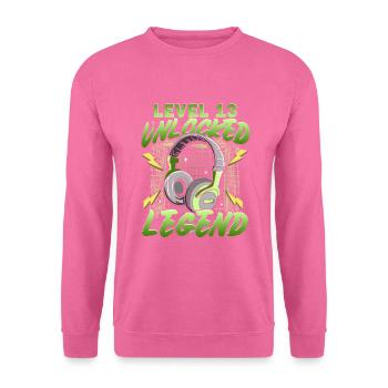 13. Geburtstag Gamer 13 Jahre - Unisex Pullover - Pink - Vorne