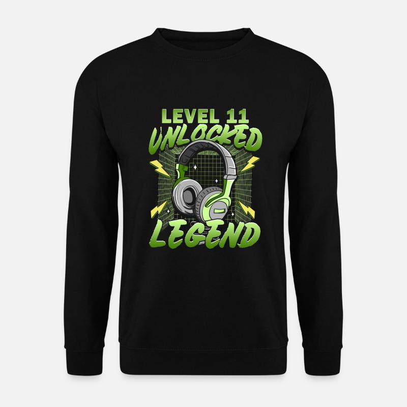 11th Birthday Gamer - Unisex Sweatshirt - black