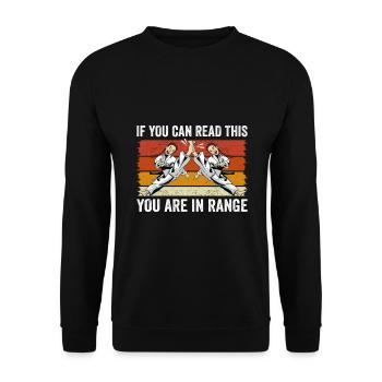 Taekwondo Girls - Unisex Sweatshirt - black - Front - Alina (178cm) & Michal (187cm)