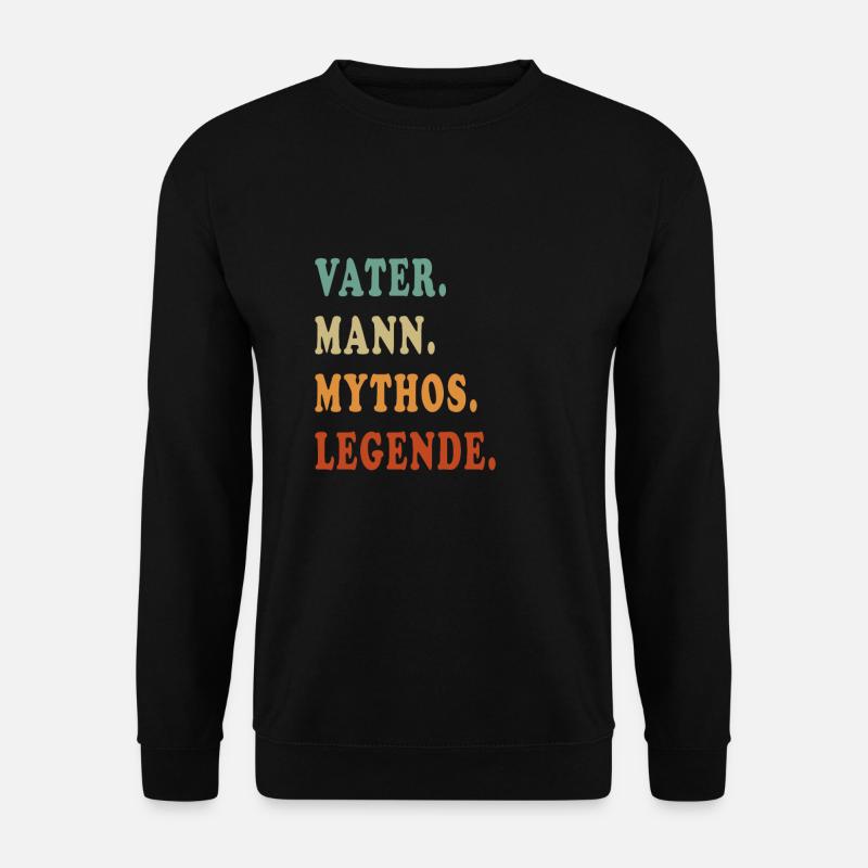 Husband Father Legend - Unisex Sweatshirt - black