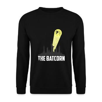 Licorne super-héroïne - Sweat-shirt Unisexe - noir - Devant - Alina (178cm) & Michal (187cm)