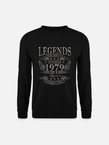 1979 November 1979 Jubiläum November 1979 - Unisex Pullover - Schwarz