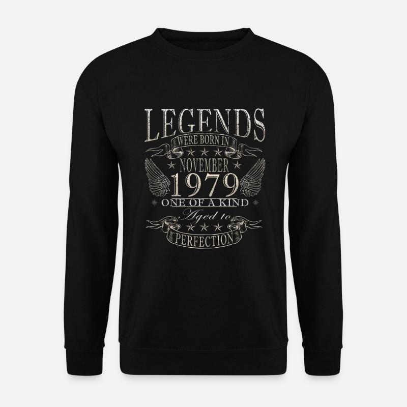 1979 November 1979 Jubiläum November 1979 - Unisex Pullover - Schwarz