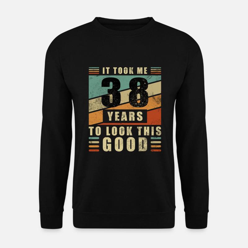 38th Birthday - Unisex Sweatshirt - black