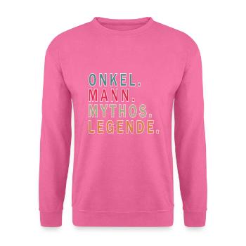 Onkel Mann Mythos - Unisex Pullover - Pink - Vorne