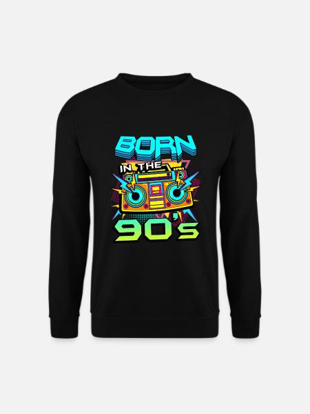 Geboren in den 90er Jahren - Unisex Pullover - Schwarz