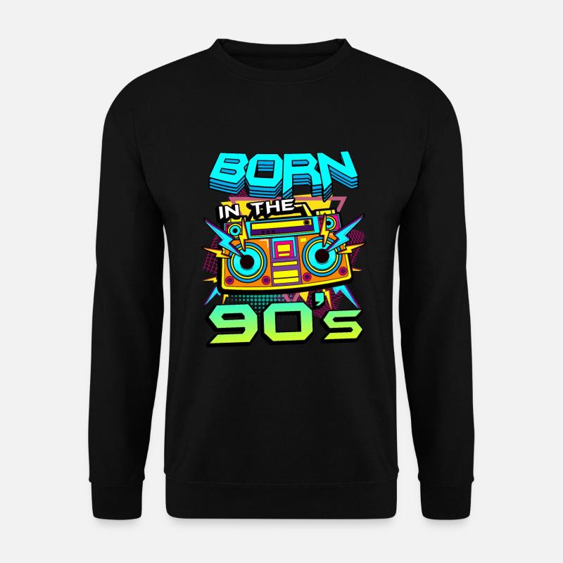 Geboren in den 90er Jahren - Unisex Pullover - Schwarz