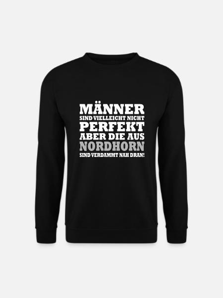 Der Mann aus NORDHORN - Unisex Pullover - Schwarz
