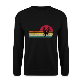 German Shepherd, Dog Lover, Dogmom, Dog - Unisex Sweatshirt - black - Front - Alina (178cm) & Michal (187cm)
