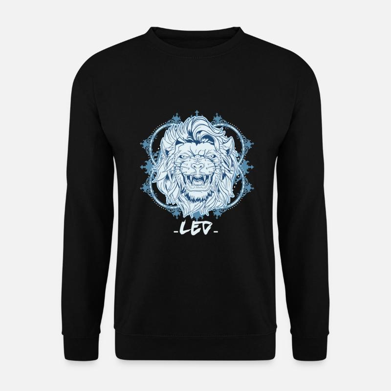 Zodiac sign Leo Symbol - Unisex Sweatshirt - black