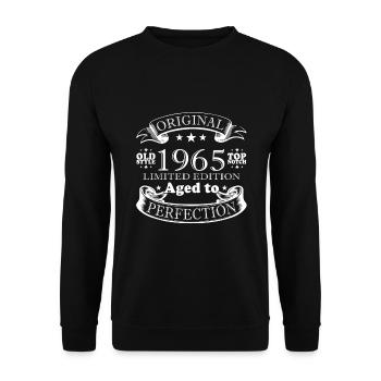 Edition limitée 1965 - Sweat-shirt Unisexe - noir - Devant - Alina (178cm) & Michal (187cm)
