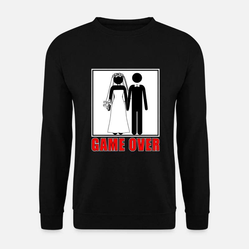 Mariage Game Over - Sweat-shirt Unisexe - noir