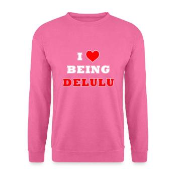 J’ADORE ÊTRE DELULU - Sweat-shirt Unisexe - rose - Devant
