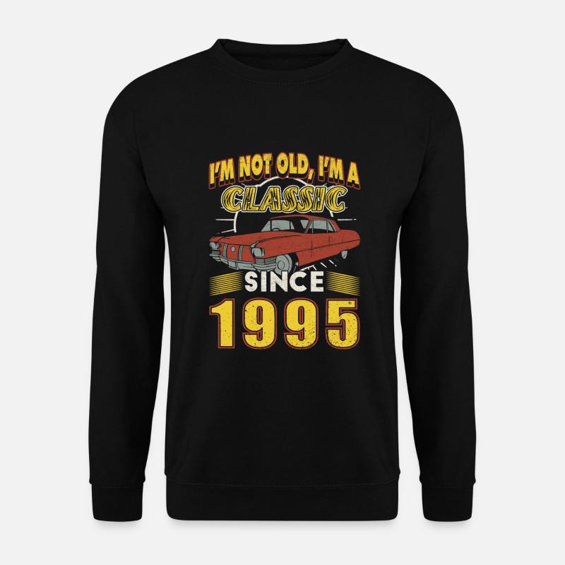 30. Geburtstag Oldtimer Jahrgang 1995 30 Jahre - Unisex Pullover - Schwarz