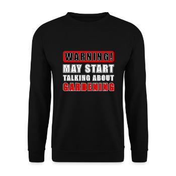 Jardin Hobby Jardinier Jardinage Cadeau - Sweat-shirt Unisexe - noir - Devant - Alina (178cm) & Michal (187cm)