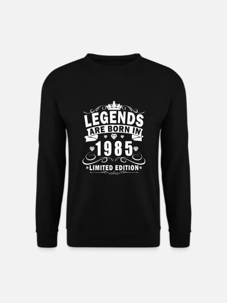 Original 1985 Vintage Vintage Anniversaire 1985 - Sweat-shirt Unisexe - noir
