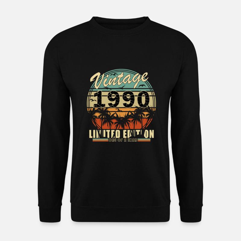 1990 Birthday - Unisex Sweatshirt - black