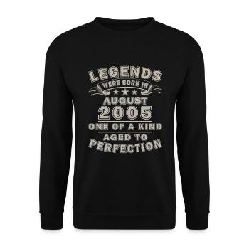 20th Anniversary - Original - August 2005 - Unisex Sweatshirt - black - Front - Alina (178cm) & Michal (187cm)