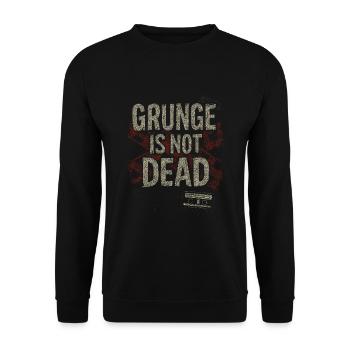 Le grunge n’est pas mort - Sweat-shirt Unisexe - noir - Devant - Alina (178cm) & Michal (187cm)