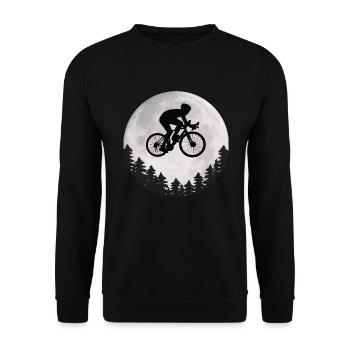 Vélo de route Moon Cycliste de route Moon - Sweat-shirt Unisexe - noir - Devant - Alina (178cm) & Michal (187cm)