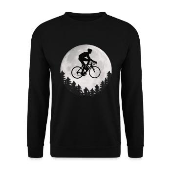 Vélo de route Moon Cycliste de route Moon - Sweat-shirt Unisexe - noir - Devant - Alina (178cm) & Michal (187cm)