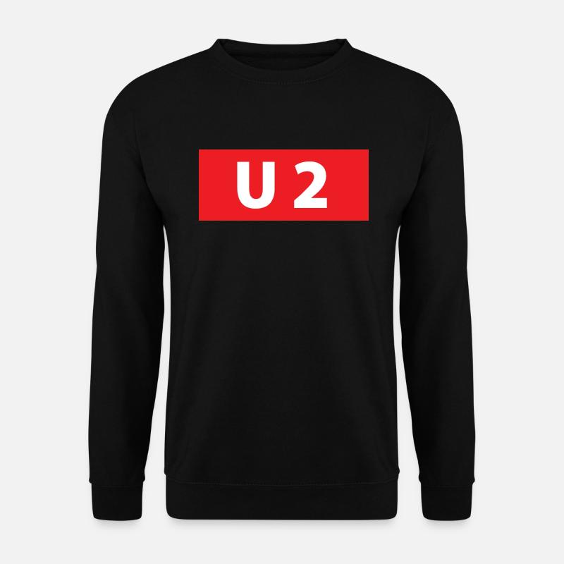 UBahn Linie Hamburg U 2 Souvenir Andenken Geschenk - Unisex Pullover - Schwarz