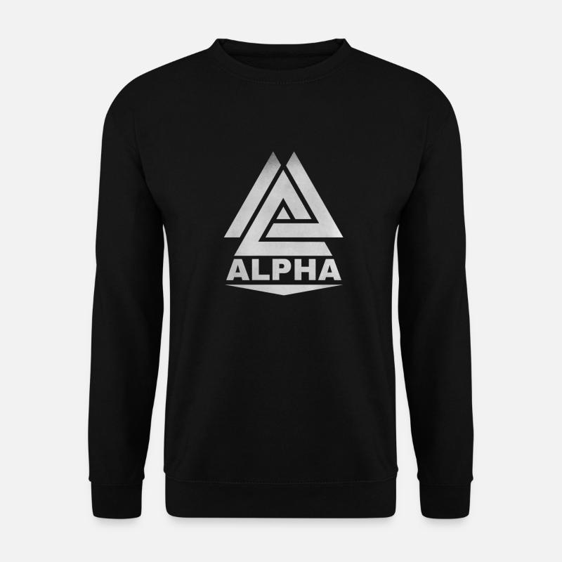 alpha - Unisex Sweatshirt - black