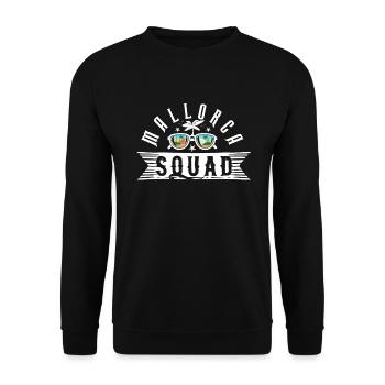 Mallorca Squad - Unisex Pullover - Schwarz - Vorne - Alina (178cm) & Michal (187cm)