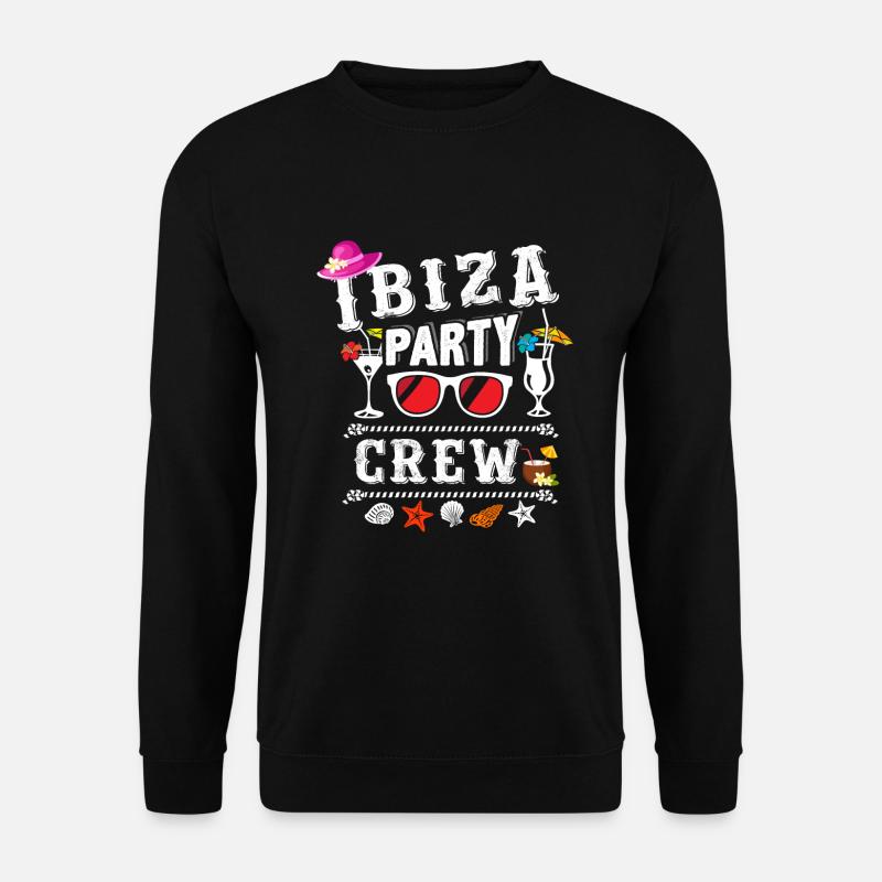 Ibiza Party Crew - Unisex Pullover - Schwarz
