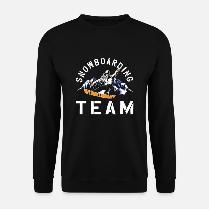 Snowboarding team - Unisex Sweatshirt - black