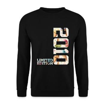 SOMMER LIMITED EDITION 2010 EIS 16. GEBURTSTAG - Unisex Sweatshirt - black - Front - Alina (178cm) & Michal (187cm)