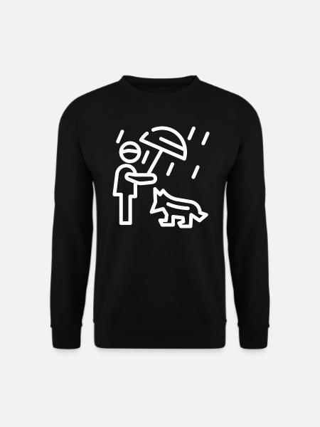 Save dogs Save Dog Owner Graphic - Unisex Sweatshirt - black