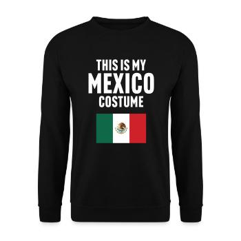 C’est mon costume mexicain - Sweat-shirt Unisexe - noir - Devant - Alina (178cm) & Michal (187cm)