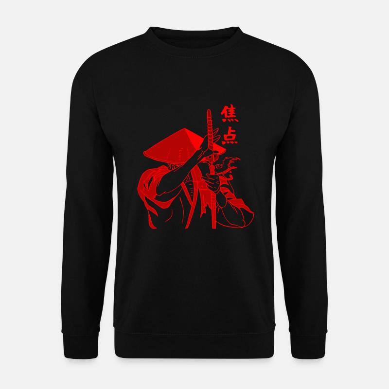 Épée de samouraï japon katana - Sweat-shirt Unisexe - noir